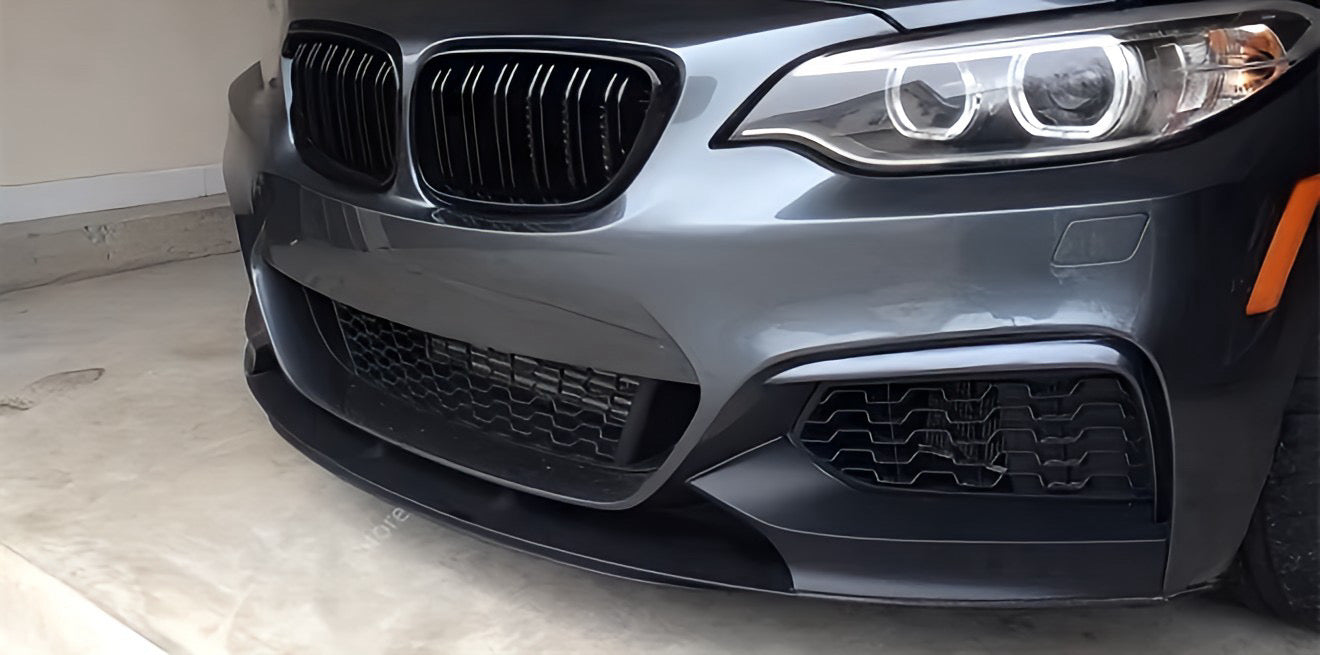 Performance Kühlergrill / Nieren - Schwarz Hochglanz / Doppelsteg - passend für BMW F22 F23 F87 M2