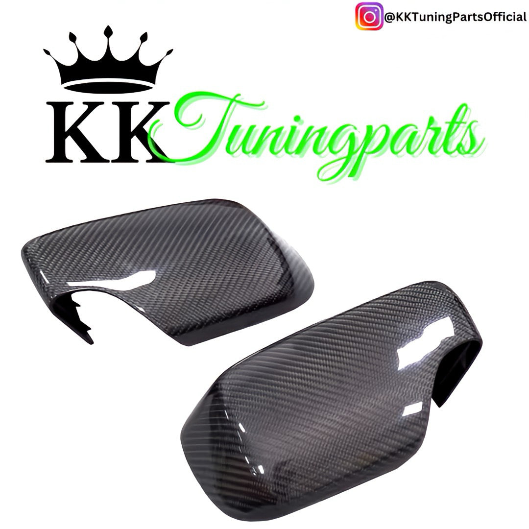 Performance Spiegelcover - Echt Carbon - passend für BMW 3er E46 Limousine Touring Compact 5er E39
