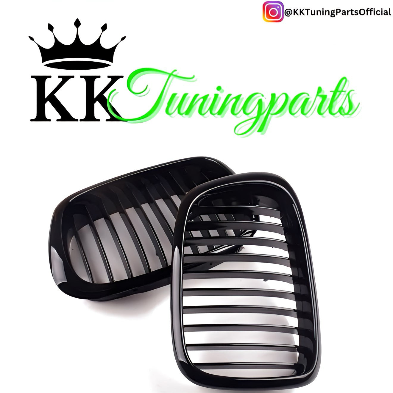 Performance Kühlergrill / Nieren - Schwarz Hochglanz - passend für BMW E39 Limousine Touring