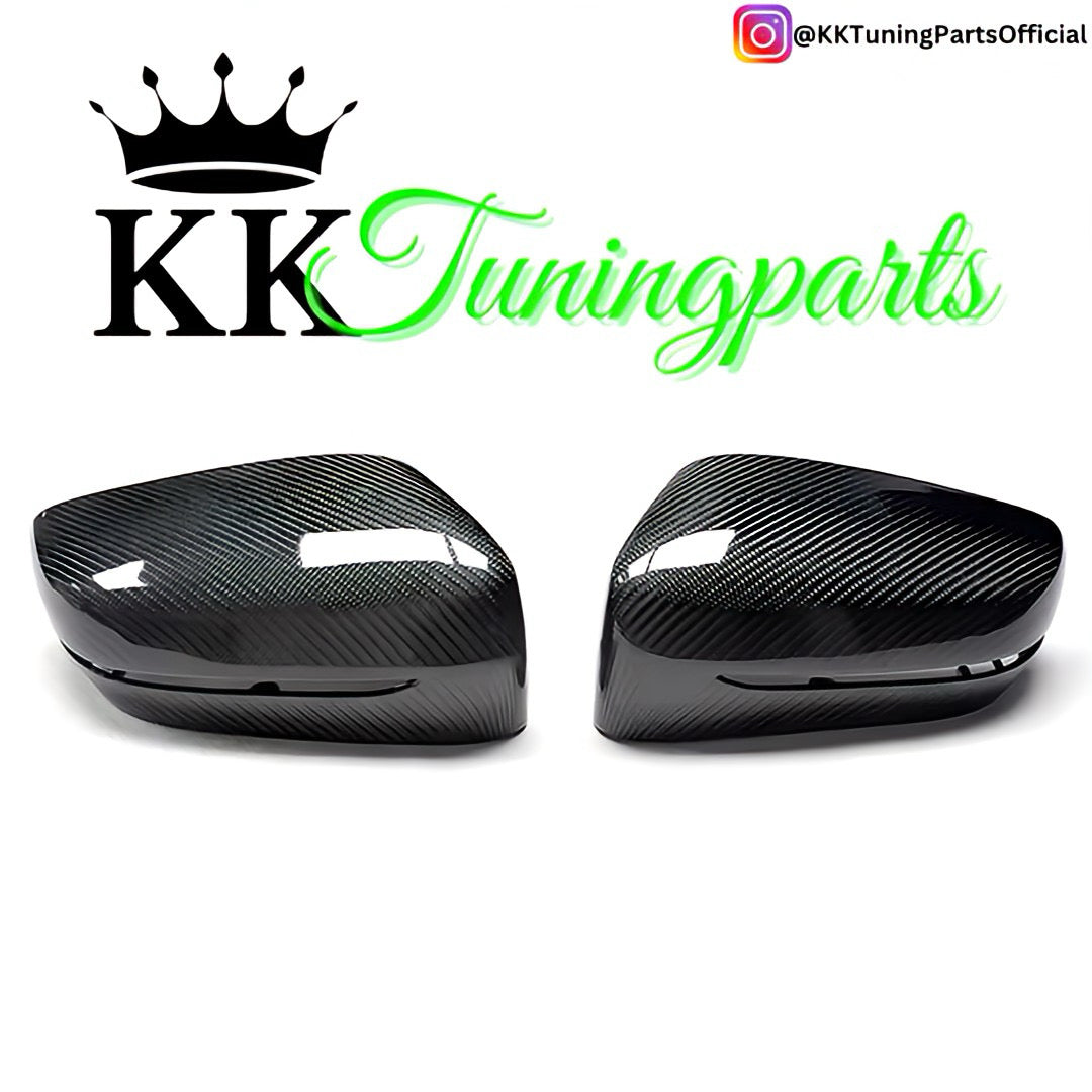 Performance Spiegelcover - Echt Carbon - passend für BMW 3er G20 G21 G28 4er G22 G23 G24 5er G30 G31 G38 7er G11 G12 8er G14 G15 G16 in