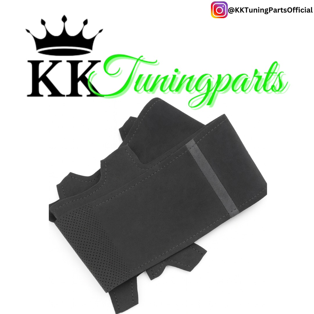 Performance Lenkradbezug - Alcantara perforiert + 12 Uhr Markierung grau - passend für BMW F20 F21 F45 F22 F23 F46 F30 F31 F34 F32 F33 F36 F10 F11 F07 F12 F06 F13 X1 F48 X2 F39 X3 F25 X4 F26 X5 F15 X6 F16