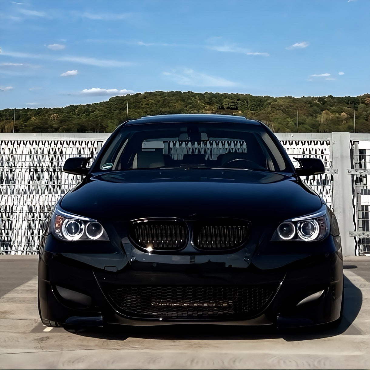 Performance Spiegelcover - Schwarz Hochglanz - passend für BMW E60 E61 E63 E64