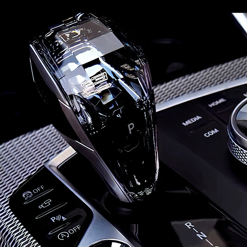 Performance Kristall Wahlhebel - 3 - 3er Set inkl. iDrive & Start- Knopf passend für BMW G20 G21 G28 3er