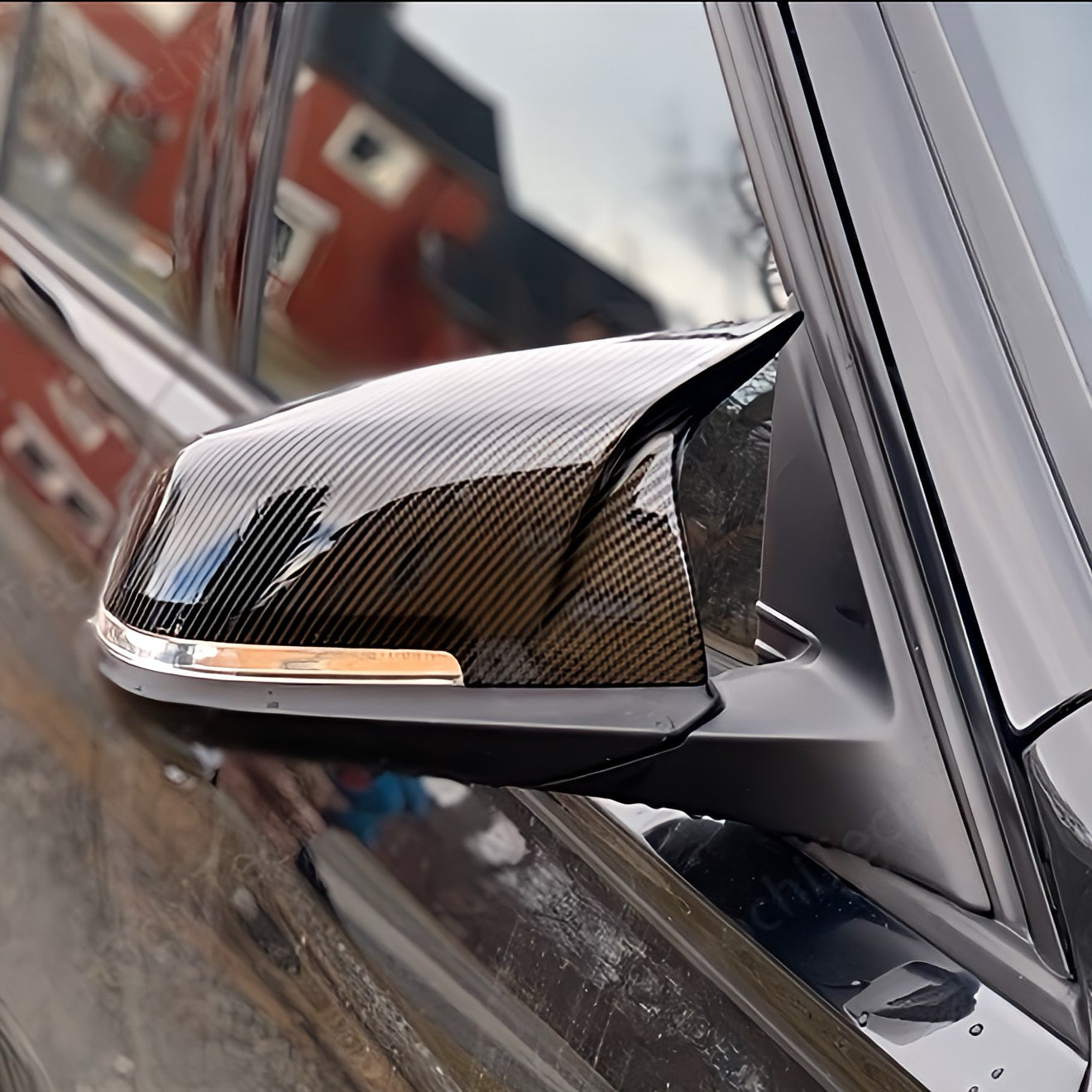 Performance Spiegelcover - Carbonlook - passend für BMW F20 F21 F22 F23 F30 F31 F34 F32 F33 F36 F87 M2 E84 i3
