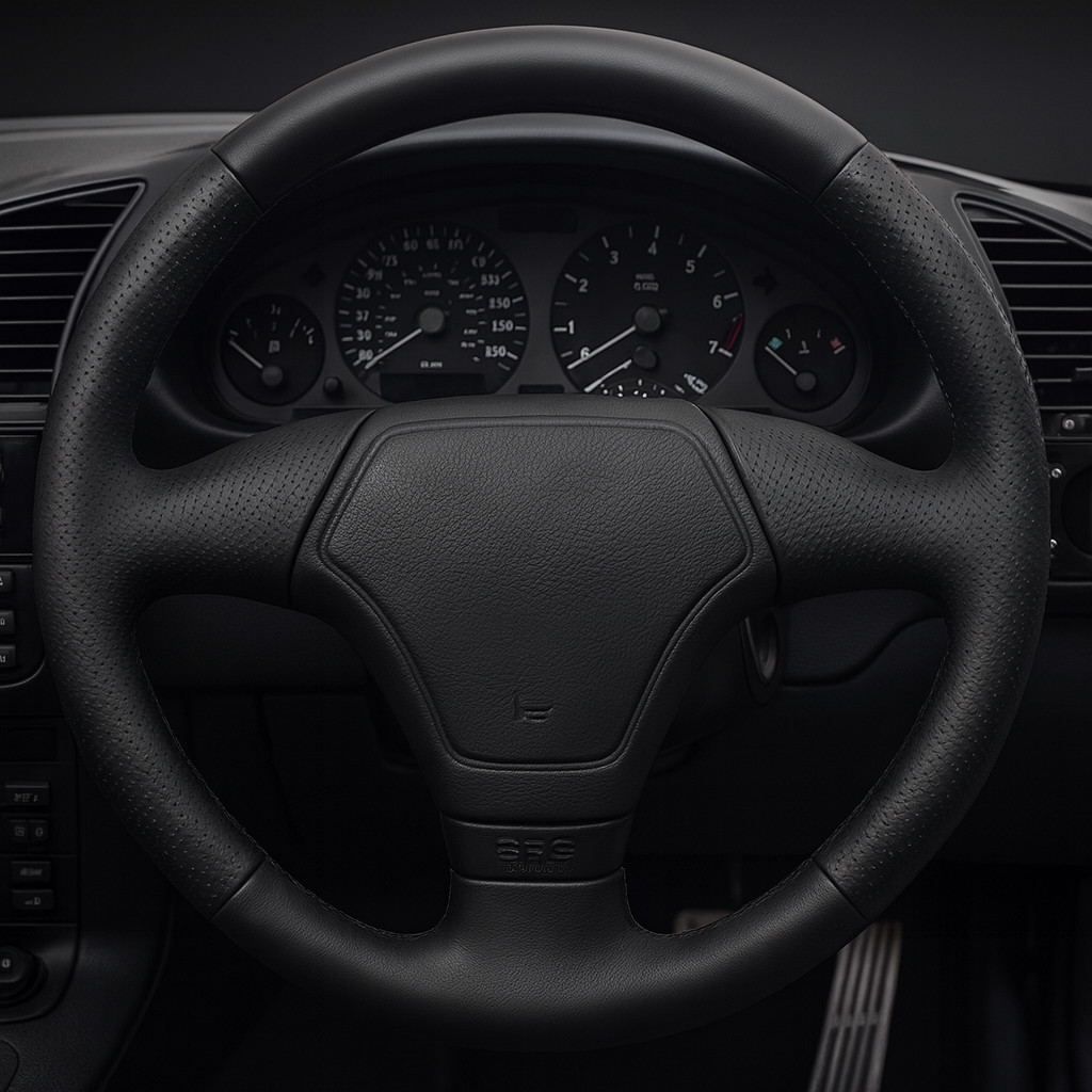 Performance Lenkradbezug - Leder glatt/perforiert - passend für BMW E46 E39 E36