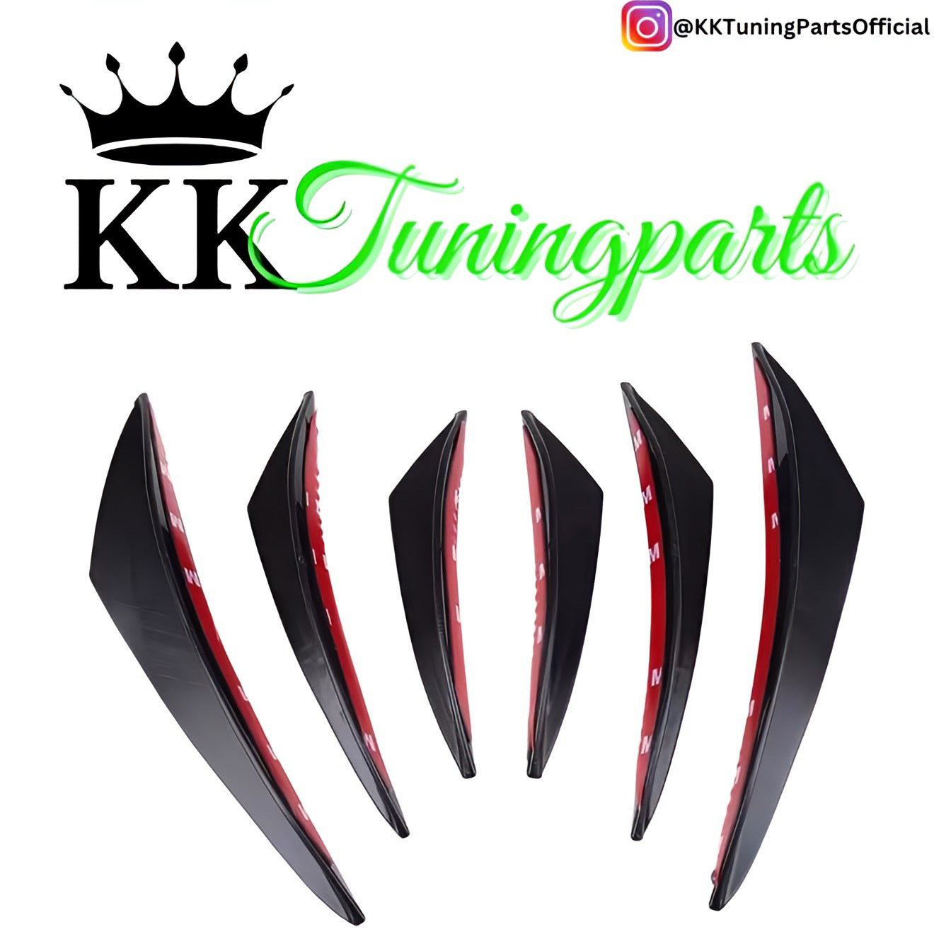 Performance Splitter / Flaps - Schwarz Hochglanz / Carbonlook - passend für BMW E30 E36 E39 E46 E60 E90 E92 E82 E88 F10 F30