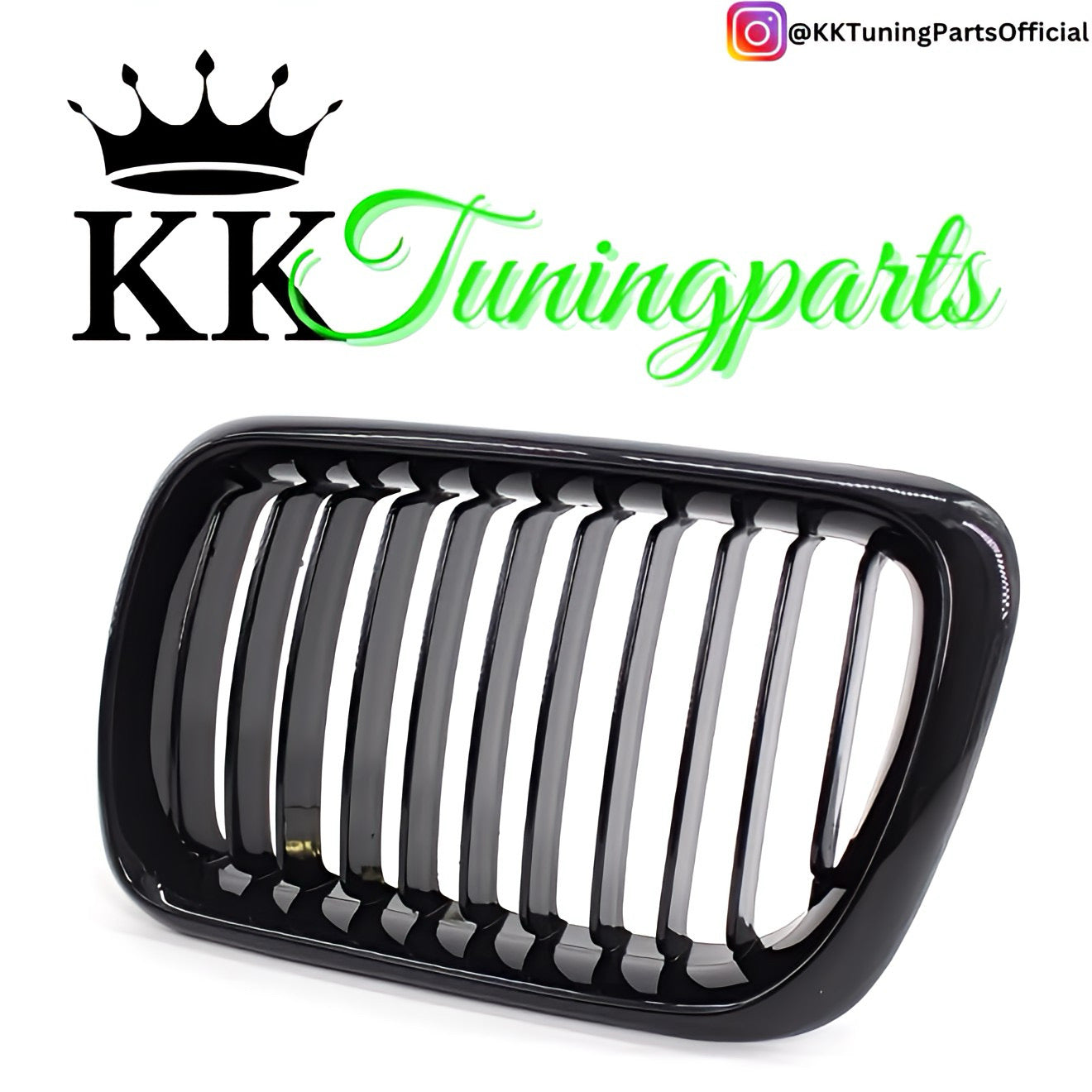 Performance Kühlergrill / Nieren - Schwarz Hochglanz - Facelift passend für BMW E36 Coupé Cabrio Limousine Touring