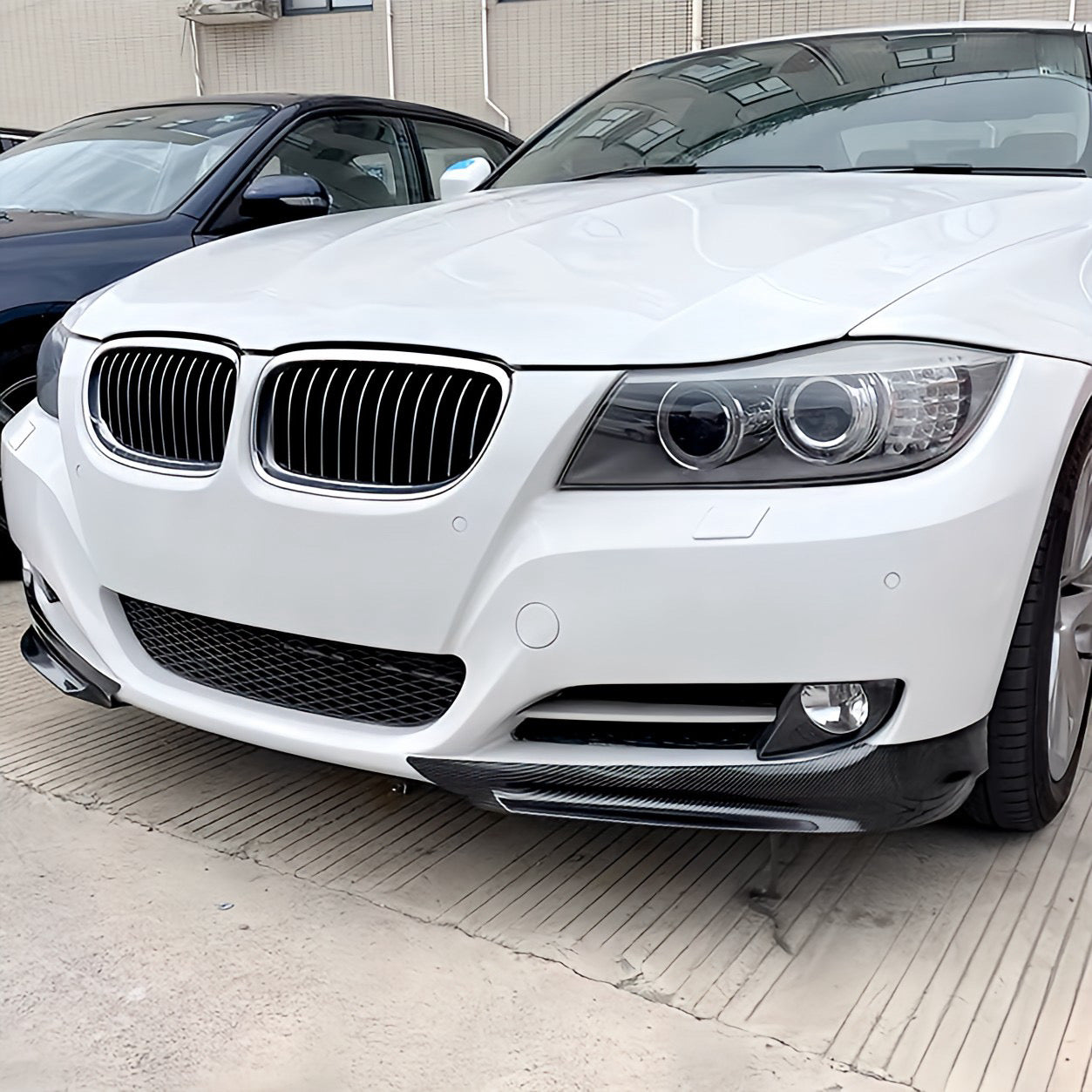 Performance Flaps / Splitter - Carbonlook - passend für BMW E90 E91 LCI Facelift