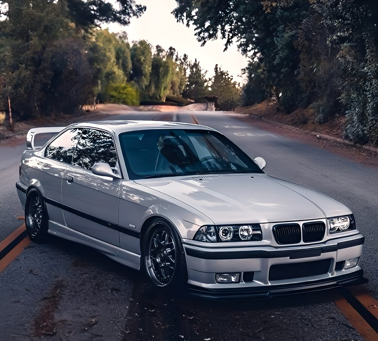 Performance Kühlergrill / Nieren - Schwarz Hochglanz - Facelift passend für BMW E36 Coupé Cabrio Limousine Touring