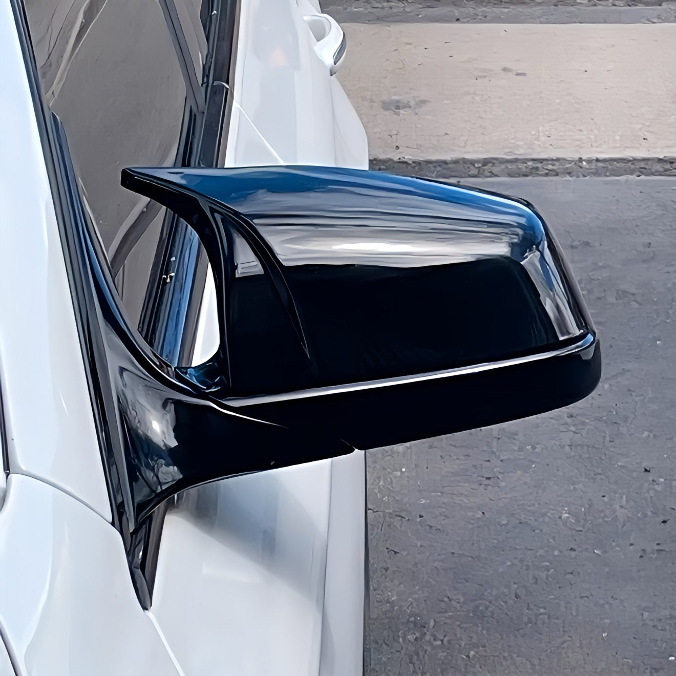 Performance Spiegelcover - Schwarz Hochglanz - passend für BMW F07 F10 F11 F06 F12 F13 F01 F02 F03 F04 E60 E61 E62 E63 E64