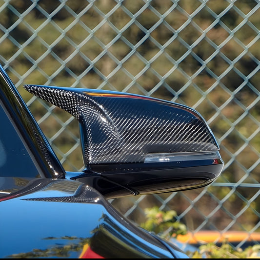 Performance Spiegelcover - Echt Carbon - passend für BMW F20 F21 F22 F23 F30 F31 F34 F32 F33 F36 F87 M2 E84 i3