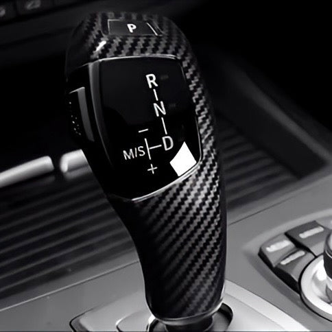 Performance Wahlhebelcover - Carbonlook - passend für BMW E60 E61 E63 E64 X5 E70 X6 E71