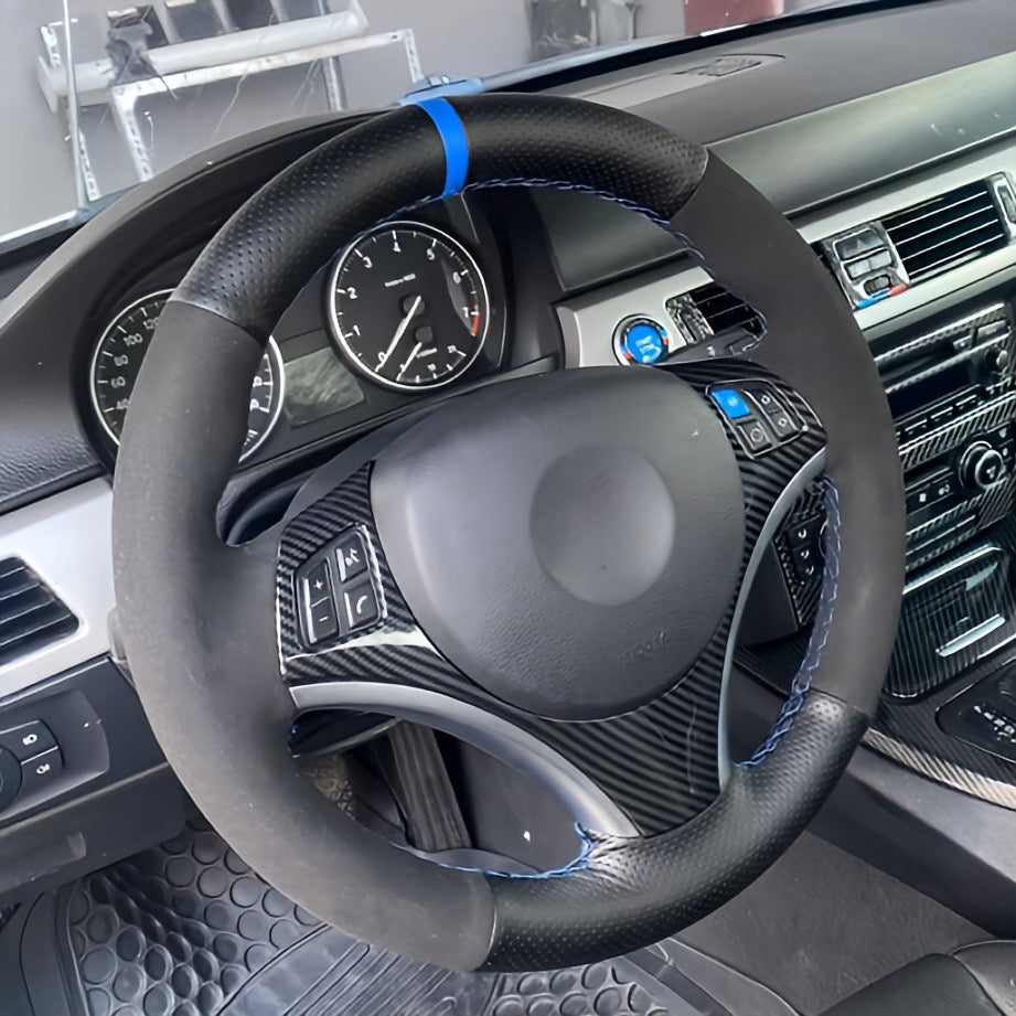 Performance Lenkradspange - Carbonlook - passend für BMW E81 E82 E87 E88 E90 E91 E92 E93