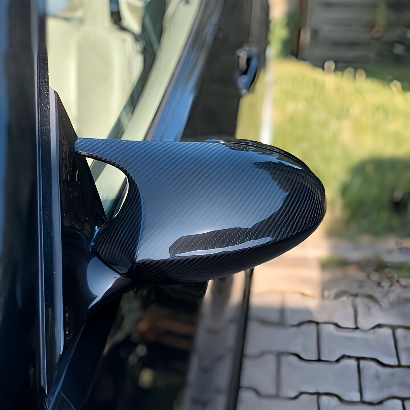 Performance Spiegelcover - Carbonlook - passend für BMW E90 E91 E92 E93 E81 E82 E87 E88 PreLCI VorFacelift