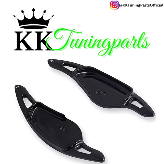 Performance Alu Schaltwippen / Paddles schwarz - passend für BMW G20 G21 G22 G23 G26 G30 G31 G32 G11 G12 G14 G15 G16 G01 G02 G05 G06 G07 X3 X4 X5 X6