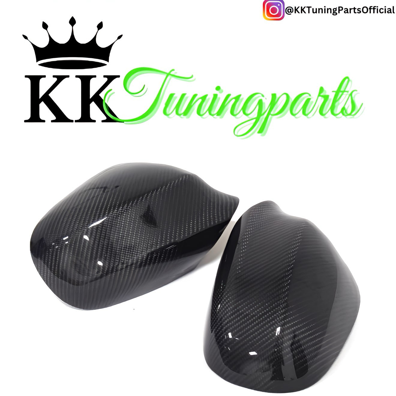 Performance Spiegelcover - Echt Carbon - passend für BMW E90 E91 E92 E93 E81 E82 E87 E88 LCI Facelift