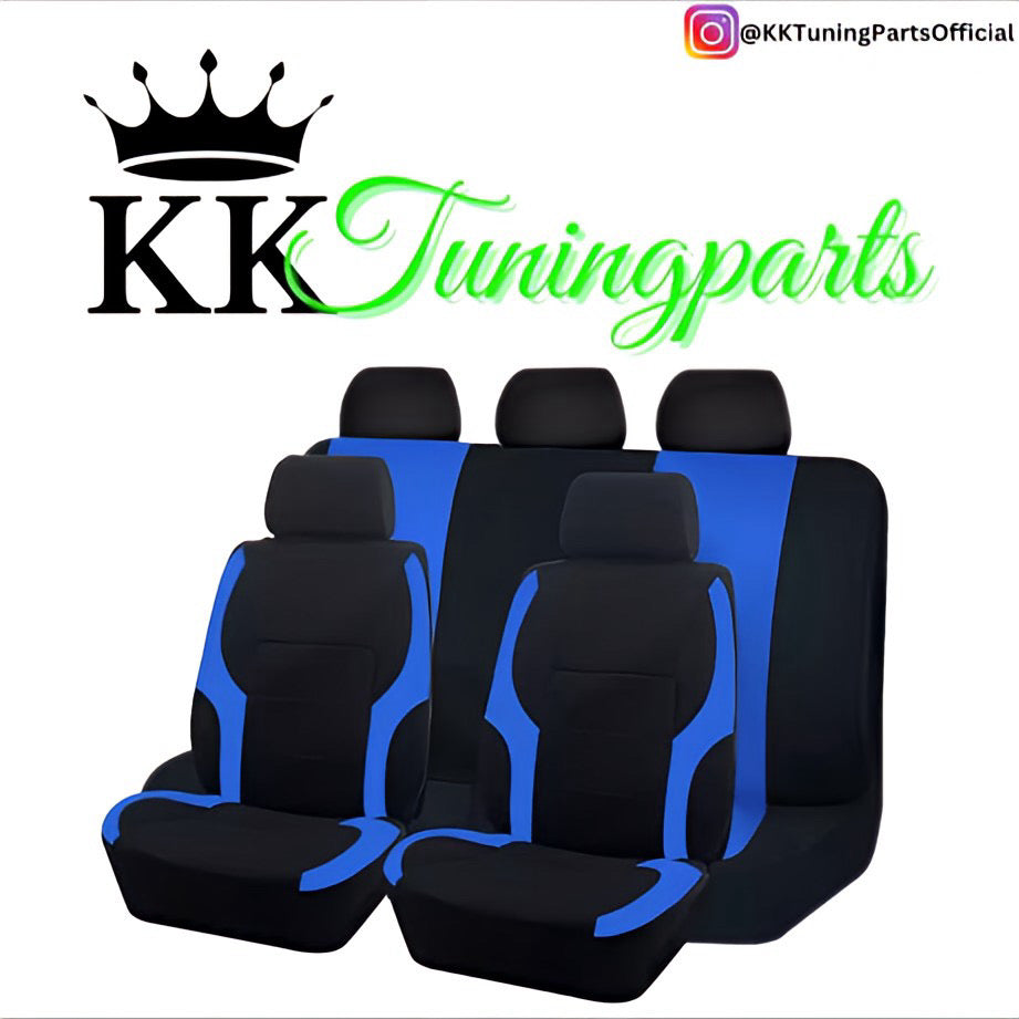 Universal Sitzbezüge - blau - passend für BMW E30 E36 E39 E46 E60 E90 E92 E82 E88 F10 F30
