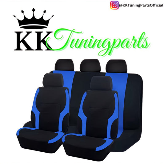 Universal Sitzbezüge - blau - passend für BMW E30 E36 E39 E46 E60 E90 E92 E82 E88 F10 F30