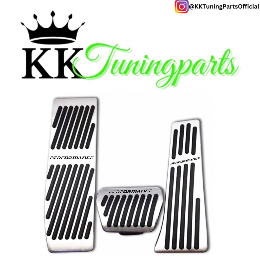 Performance Pedale - Silber - BMW passend für E81 E82 E87 E88 E46 E90 E91 E92 E93 E39 Z3
