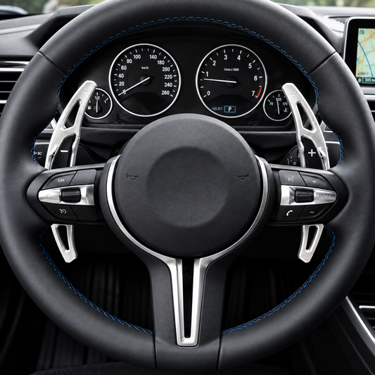 Performance Alu Schaltwippen / Paddles passend für BMW M2 F87 M3 F80 M4 F82 F83 M5 F10 M6 F06 F12 F13 X5 M F85 X6 M F86 - Silber