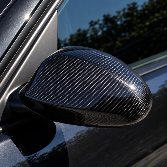 Performance Spiegelkappen passend für BMW E81 E87 E82 E88 E90 E91 E92 E93 Pre-LCI – Echt Carbon