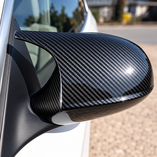 Performance Spiegelkappen passend für BMW E81 E87 E82 E88 E90 E91 E92 E93 LCI – Carbonoptik