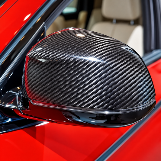 Performance Spiegelkappen passend für BMW F25 F26 F15 F16 – Echt Carbon