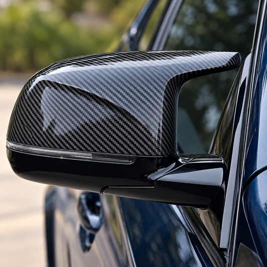 Performance Spiegelkappen passend für BMW F25 F26 F15 F16 – Carbonoptik