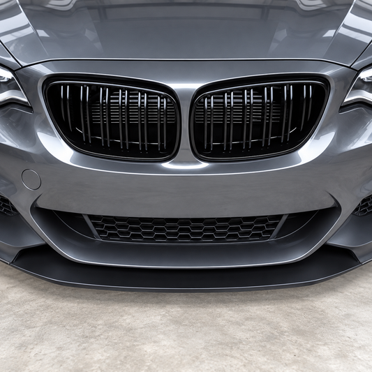 Performance Kühlernieren passend für BMW F22 F23 M2 F87 – Schwarz Hochglanz