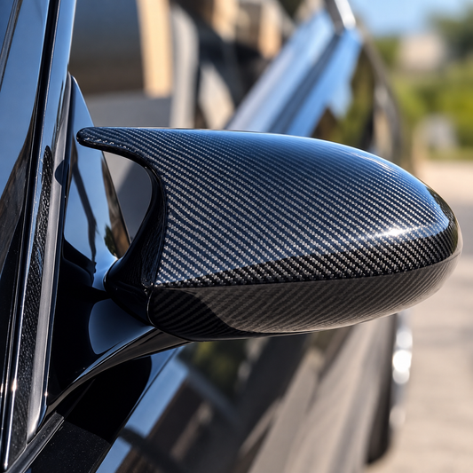 Performance Spiegelkappen passend für BMW E81 E87 E82 E88 E90 E91 E92 E93 Pre-LCI – Echt Carbon