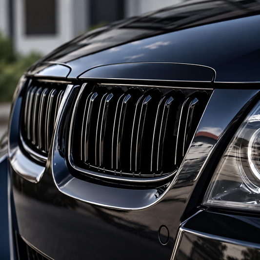 Performance Kühlernieren passend für BMW E90 E91 Pre-LCI – Schwarz Hochglanz