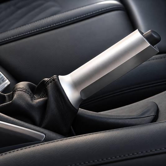 Handbremscover / Handbremsgriff passend für BMW E30 E36 E46 E90 E92 F20 F30 F32 E39 E60 F10 E84 E83 E53 E70 Z3 Z4 - Alu Silber