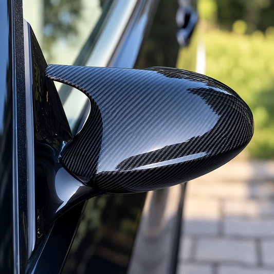 Performance Spiegelkappen passend für BMW E81 E87 E82 E88 E90 E91 E92 E93 Pre-LCI – Carbonoptik