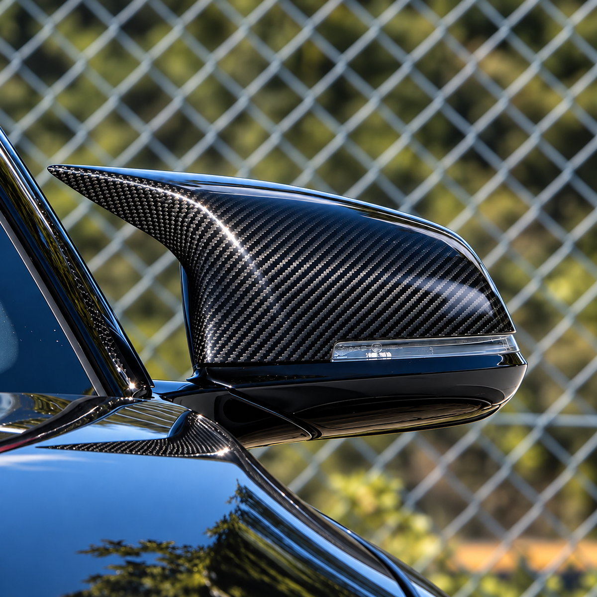 Performance Spiegelkappen passend für BMW F20 F21 F22 F23 F30 F31 F34 F35 F32 F33 F36 E84 F87 I01 – Echt Carbon