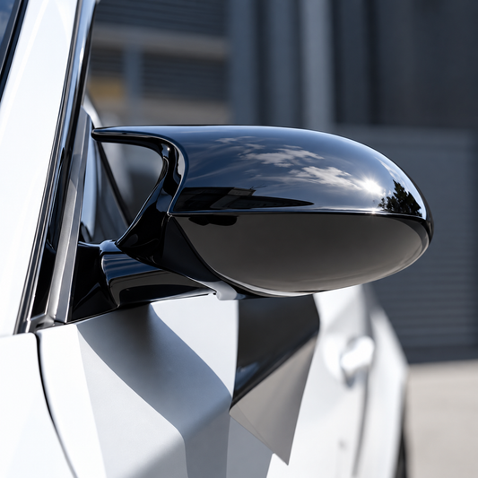 Performance Spiegelkappen passend für BMW E81 E87 E82 E88 E90 E91 E92 E93 Pre-LCI – Schwarz Hochglanz