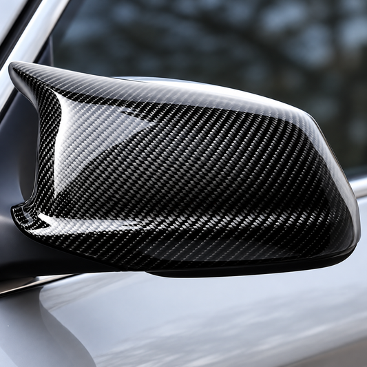 Performance Spiegelkappen passend für BMW F10 F11 F18 – Echt Carbon