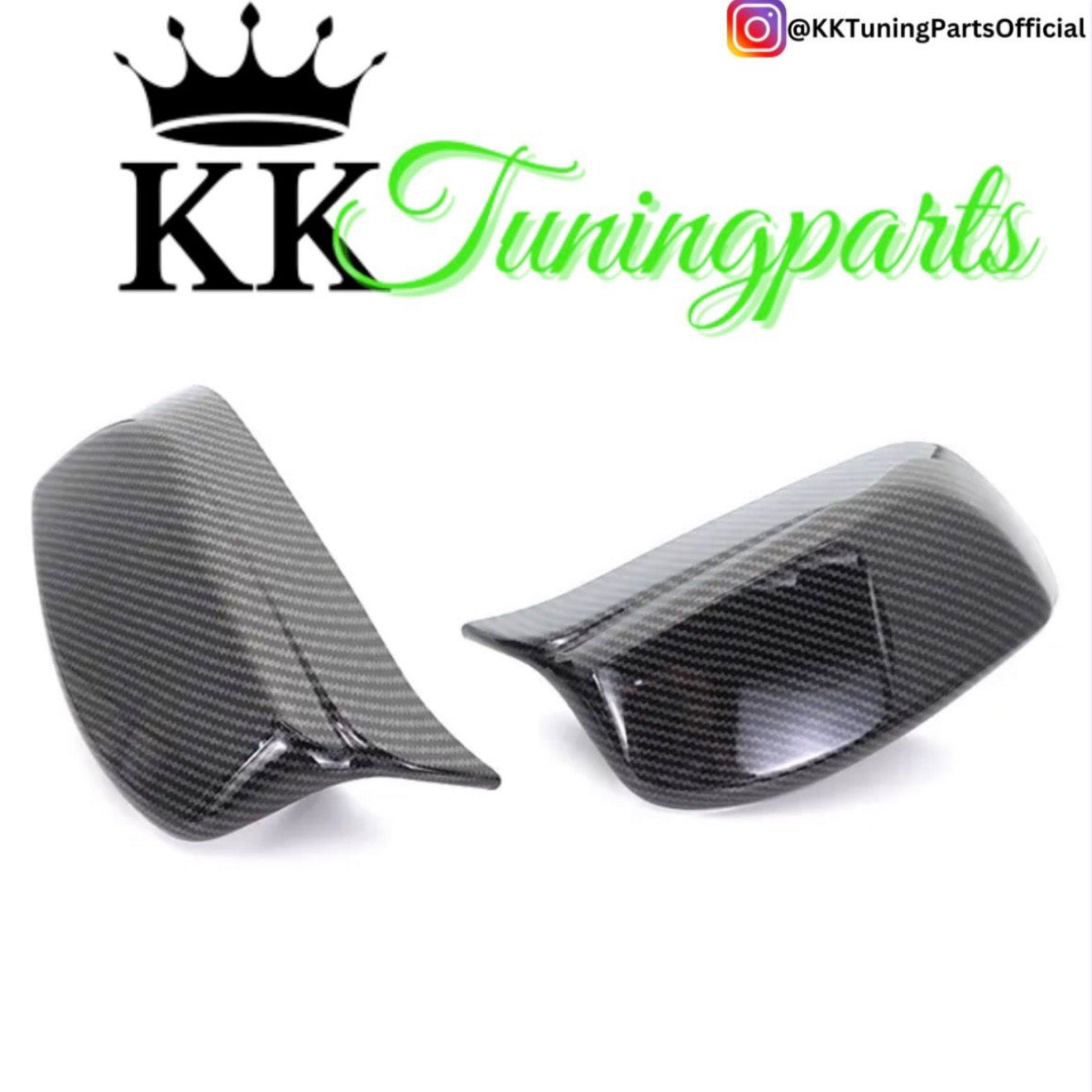 Performance Spiegelcover - Carbonlook - passend für BMW E60 E61 E63 E64