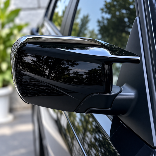 Performance Spiegelkappen passend für BMW E46 E39 – Schwarz Hochglanz
