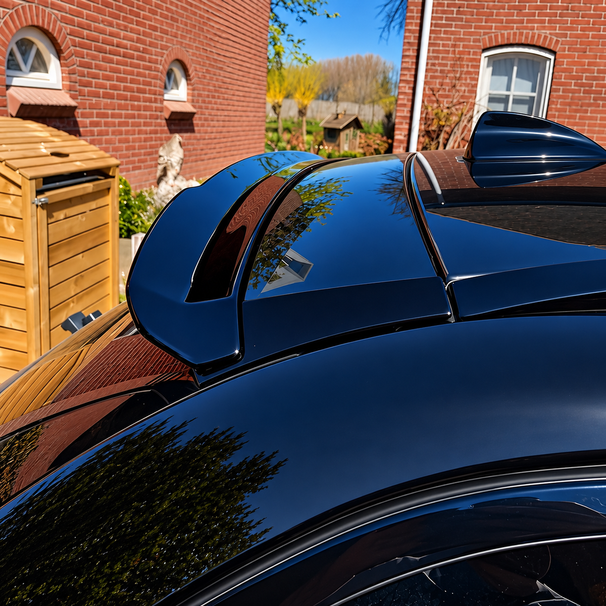 Performance Dachspoiler passend für BMW 5er Touring F11 – Schwarz Hochglanz