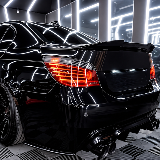 Performance Heckspoiler passend für BMW 5er E60 & M5 E60 – Schwarz Hochglanz