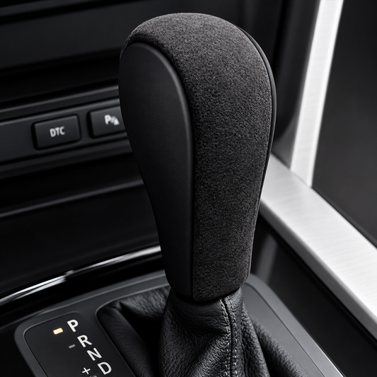 Performance Wahlhebelcover passend für BMW E81 E82 E87 E36 E46 E90 E91 E92 E93 E39 E60 E61 E38 E83 E53 Z3 Z4 – Alcantara