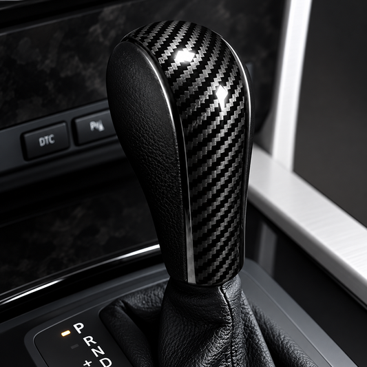 Performance Wahlhebelcover passend für BMW E81 E82 E87 E88 E36 E46 E90 E91 E92 E93 E39 E60 E61 E38 E83 E53 Z3 Z4 – Carbonoptik