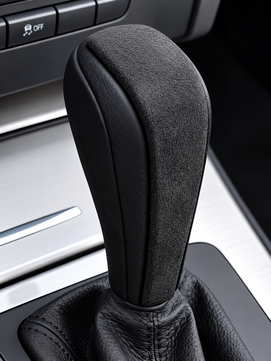 Performance Wahlhebelcover passend für BMW E81 E82 E87 E88 E36 E46 E90 E91 E92 E93 E39 E60 E61 E38 E83 E53 Z3 Z4 – Alcantara