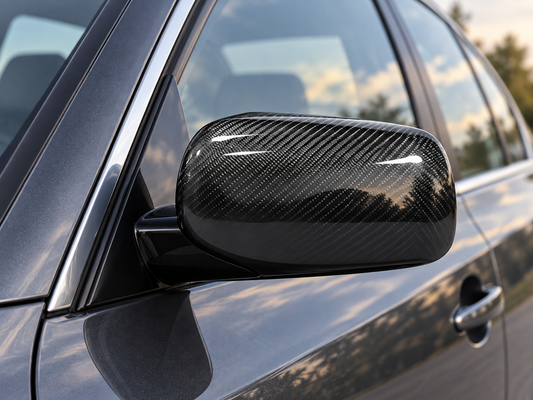 Performance Spiegelkappen passend für BMW E60 E61 E63 E64 – Echt Carbon