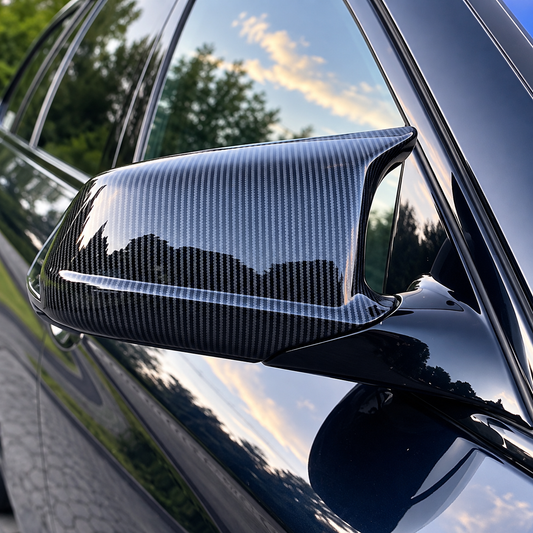 Performance Spiegelkappen passend für BMW F10 F11 F18 – Carbonoptik