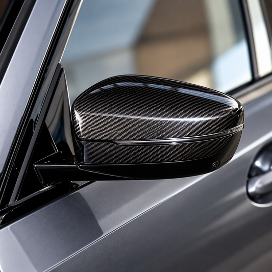 Performance Spiegelkappen passend für BMW G42 G20 G21 G28 G22 G23 G26 G30 G31 G38 G32 G11 G12 G14 G15 G16 – Echt Carbon