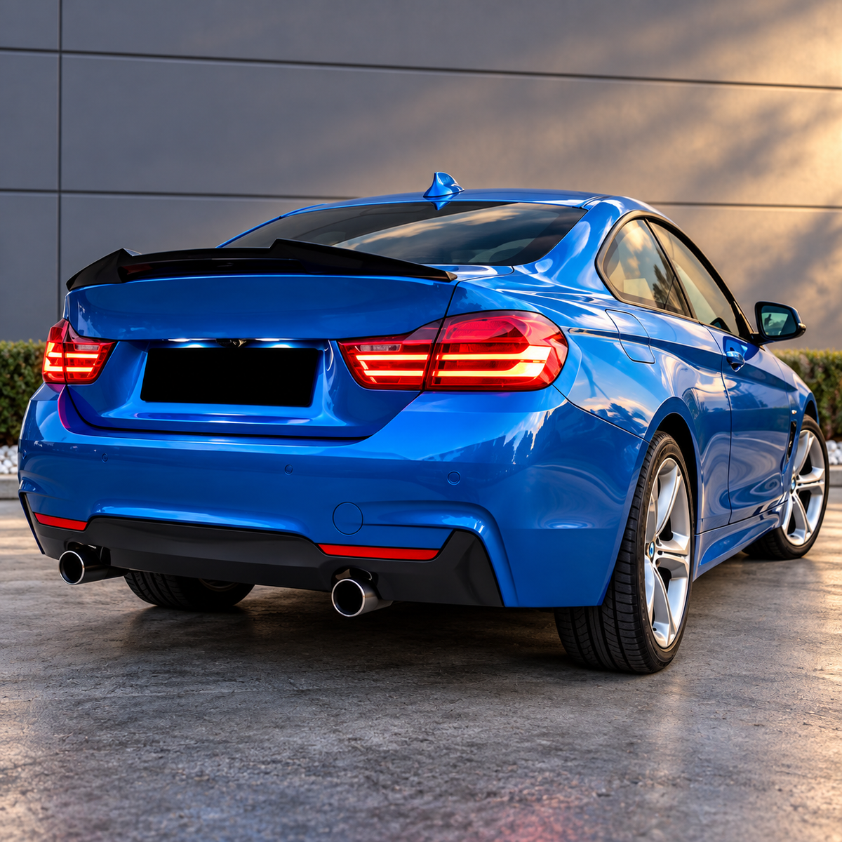 Performance Heckspoiler passend für BMW 3er F30 F35 M3 F80 – Schwarz Hochglanz