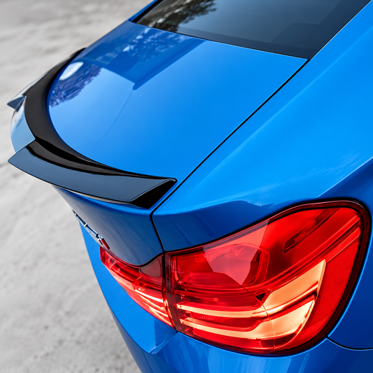 Performance Heckspoiler passend für BMW 3er F30 F35 M3 F80 – Schwarz Hochglanz