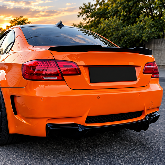 Performance Heckspoiler passend für BMW 3er E92 E93 & M3 – Schwarz Hochglanz