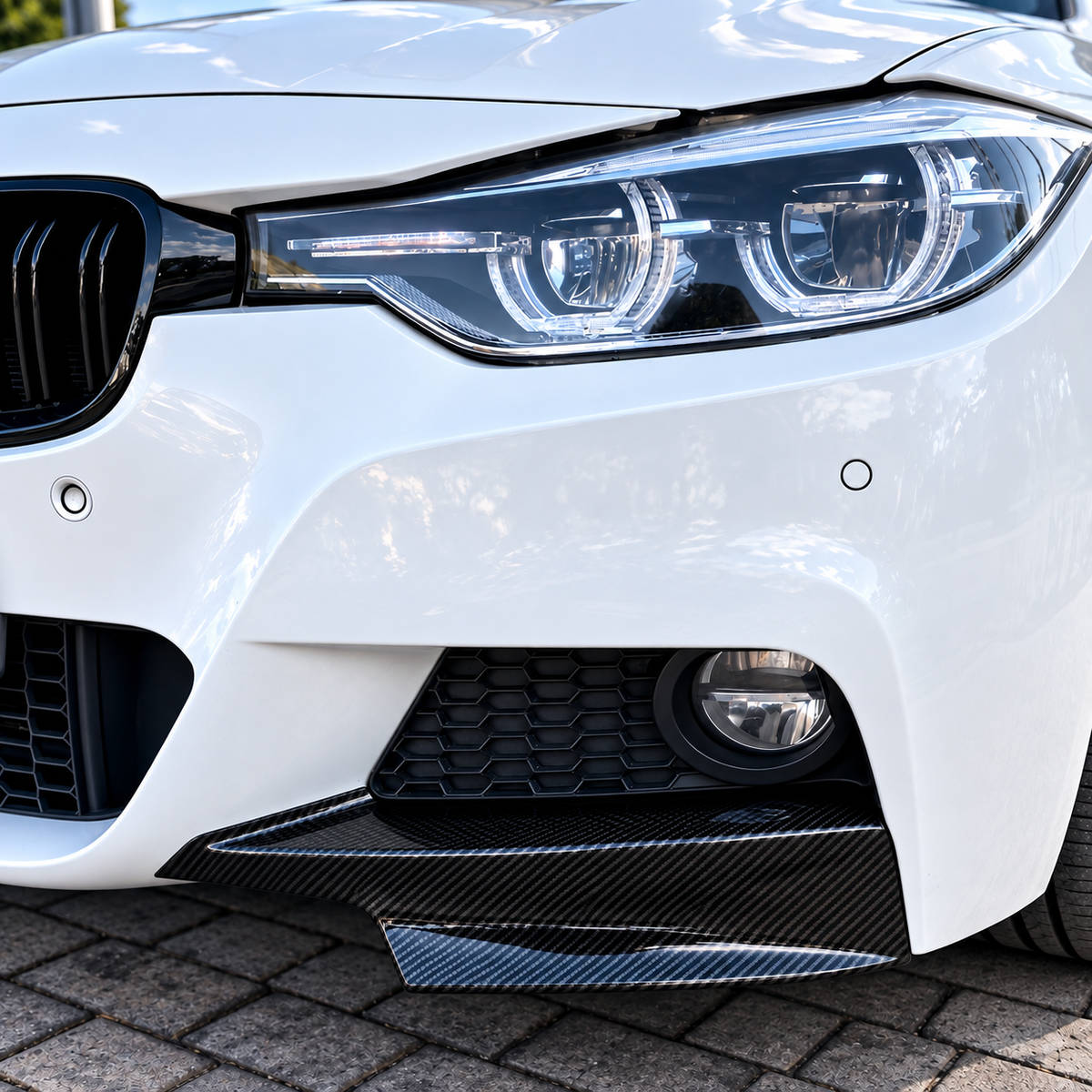 Performance Front Flaps passend für BMW F30 F31 F35 – Carbonoptik